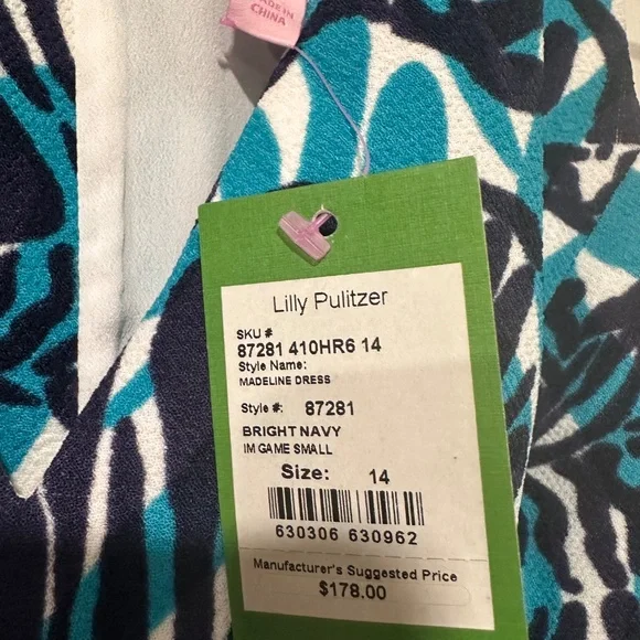 NWT Lilly Pulitzer Madeline Dress Size 14 - Picture 8 of 9